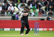 New Zealand's Colin Munro going hard with a cut shot against Pakistan in the recently concluded ICC Cricket World Cup 2019